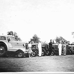Photograph - H.V. McKay Massey Harris, Farm Equipment Manufacture & Field Trials, Albert Park, Melbourne, Victoria, Apr 1940