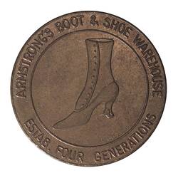 Medal - Armstrong Shoe Mart, Frankston, Victoria, Australia, 1987