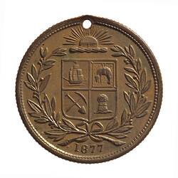 Medal - Sandy ex Rex Queensland, New South Wales, Australia, 1877