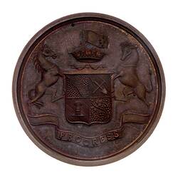 Medal - Sandhurst Industrial Exhibition Bronze Prize, 1879