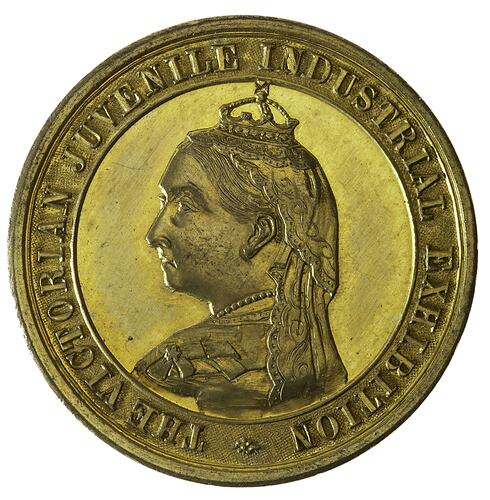 Medal - Victorian Juvenile Industrial Exhibition Ararat Commemorative, 1888 AD