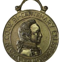 Medal - Captain James Cook Bicentenary, Solvol Soap, Lever & Kitchen, Australia, 1970