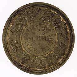 Medal - Acclimatization Society of Victoria, Bronze, Australia, 1868