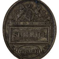 Silver Pass - First Class, New South Wales Railways, Summerhill, New South Wales, Australia, 1884