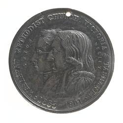 Medal - Wesleyan Historic Roll, Victoria, Australia, 1901