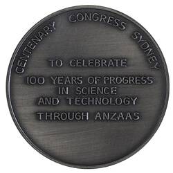 Medal - ANZAAS Centenary Conference, Sydney, 1988 AD