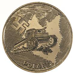 Medal - 50th Anniversary of the Outbreak of World War II, 1989 AD