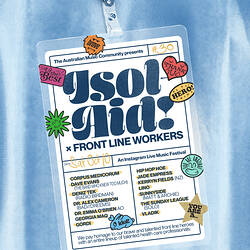 Isol-Aid Online Music Festival, Edition 30, Designed by Sebastian White, 10 October 2020