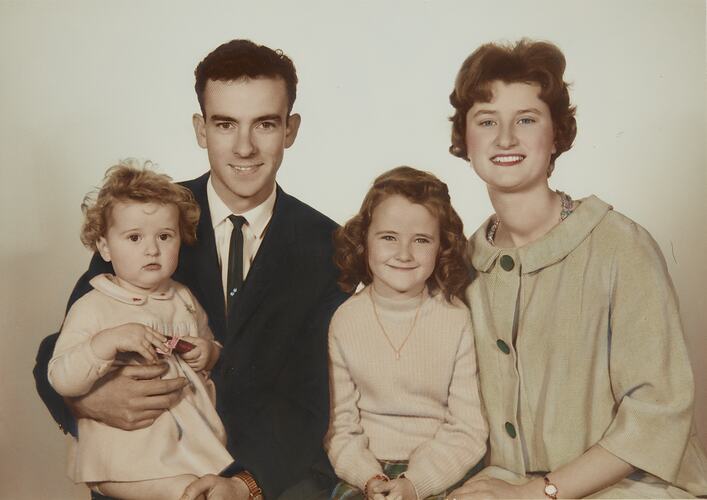 Hendrika Schwab (Nee Perdon) & Family, Melbourne, circa 1962