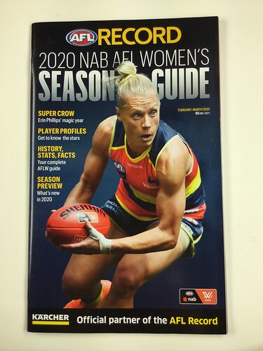 HT 57747, Football Record - AFLW Competition, Feb-Apr 2020 (SPORT), Document, Registered