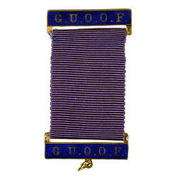 Jewel Ribbon - Grand United Order of Oddfellows