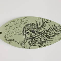 Paper Leaf - 'Look After Our Forests', From the Heart: Remembering the 2009 Victorian Bushfires Exhibition, 2019