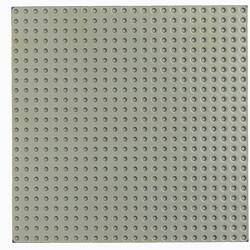 Square grey LEGO base board.