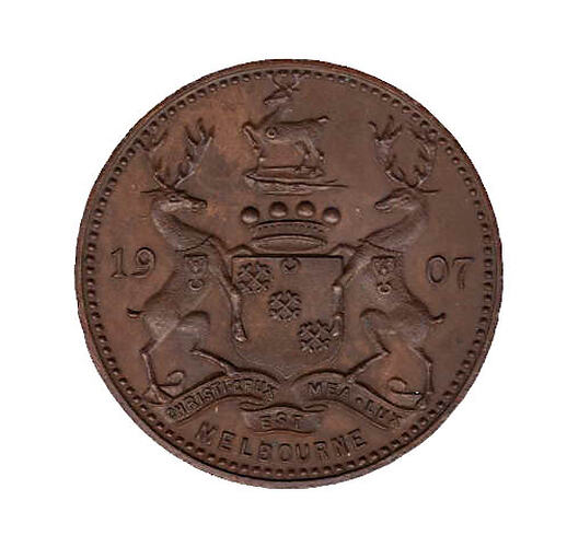 [NU 18530] Medal - Women's Work Exhibition Prize, Australia, 1907 (AD) (MEDALS)