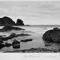 Photograph - 'Cape Wollomai - West Head', by A.J. Campbell, Phillip Island, Victoria, Mar 1902