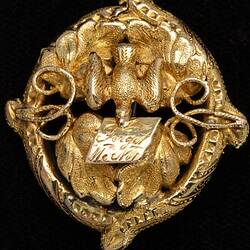 Brooch - Lamborn & Wagner, Demi-Parure, 'Forget-Me-Not', Melbourne, Victoria, circa 1875