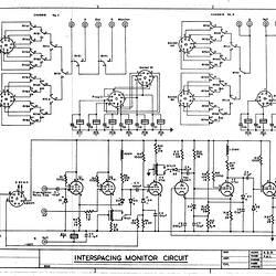 Schematic Diagram - CSIRAC Computer, 'Interspacing Monitor Circuit', C22568, 1952-1955