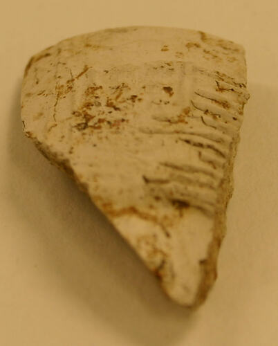 part of the bowl of a clay pipe - earthenware