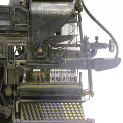 Close-up of Merganthaler Linotype # 1