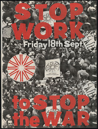 Leaflet - Stop Work to Stop the War, 1970