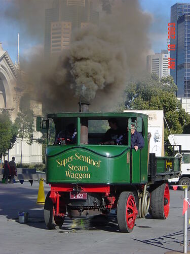 Sentinel Steam Waggon, Melbourne Museum, 18 May 2003
