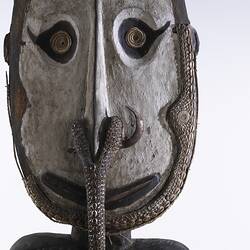 Stool, Papua New Guinea (face detail)