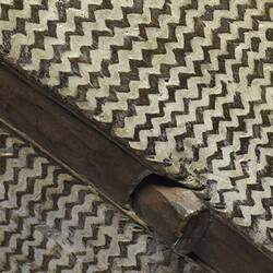 Wooden spear shield, Victoria (detail)