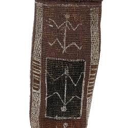Twined conical pandanus basket, Western Arnhem Land