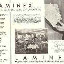 Trade Literature - Laminex Pty Ltd, Laminated Wood Products, 1950, Pages 2 & 3