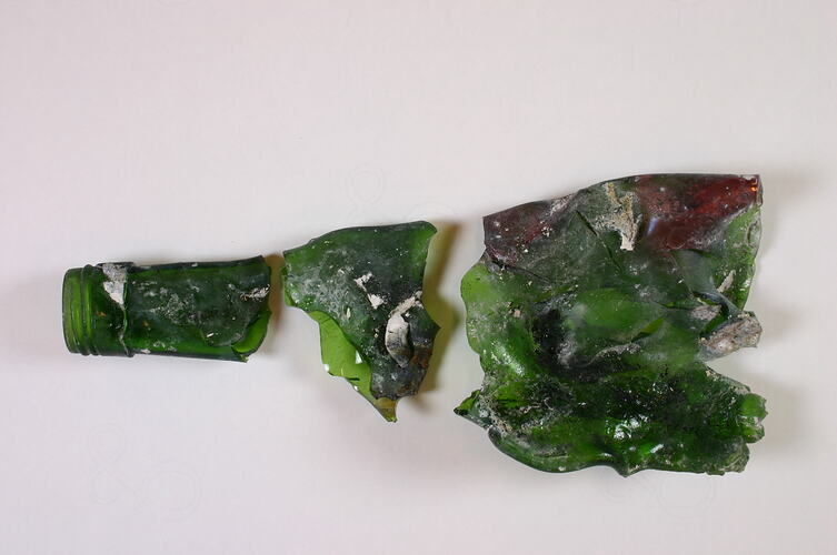 Wine Bottle - Green Glass, Marysville, 2009