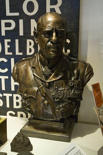 Bust sculpture of Sir John Monash