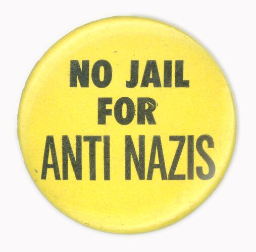 Badge - No Jail for Anti Nazis