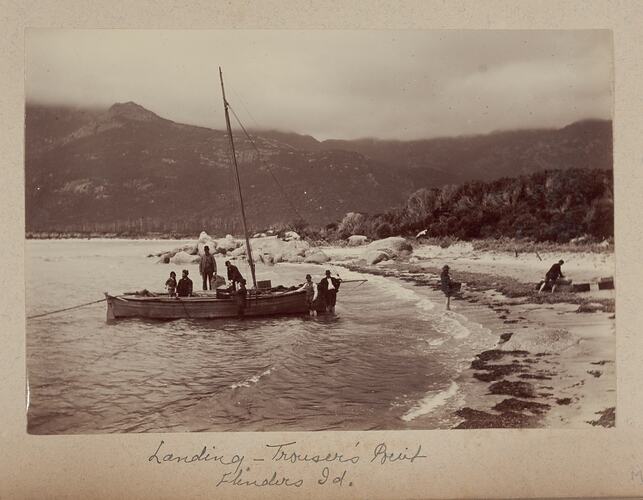 'Landing, Trousers Point, Flinders Island', 1893