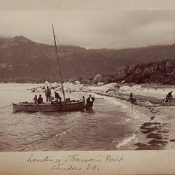 Photograph - 'Landing, Trousers Point, Flinders Island', 1893
