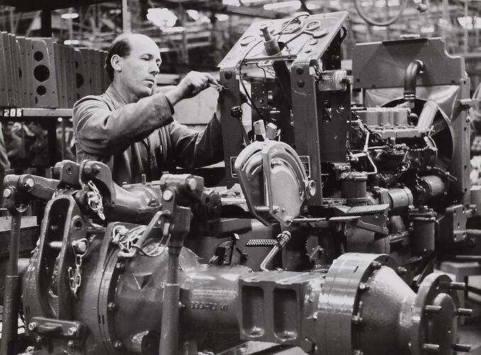 Photograph - Massey Ferguson, Console Assembly, Banner Lane, Coventry, England, circa 1961