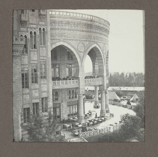 Digital Image - World War I, Building with Balcony, Egypt, 1915-1917