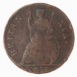Coin - Farthing, Charles II, Great Britain, 1672 (Reverse)
