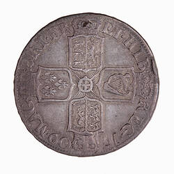 Coin - Halfcrown, Queen Anne, Great Britain, 1709 (Reverse)