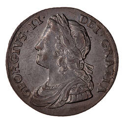 Coin - Shilling, George II, Great Britain, 1737 (Obverse)