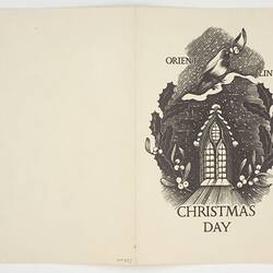 Menu - RMS Ormonde, Orient Line, Christmas Day, 25th Dec 1948