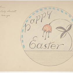 Cake Design - Karl Muffler, 'Happy Easter', 1930s-1950s