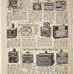 Price List - Hudson's Stores, Melbourne, Victoria, Oct 1940