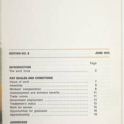 Booklet - Employment in Australia