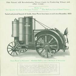 Ronaldson-Tippett Gas Producer Tractor