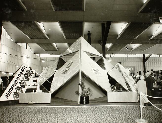 Photograph - Alcoa Austraila Exhibit, The Melbourne International Centenary Exhibition, Royal Exhibition Buildings, 1980