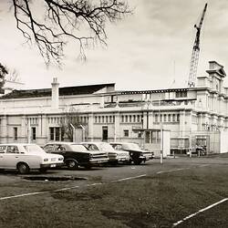 Photograph - The Old 'Residency' being demolished, Royal Exhibition Building, 1 Sep 1971