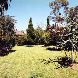 Photograph - The New 'Residency', Western Garden from the North, Royal Exhibition Building, Melbourne, circa Feb 1985