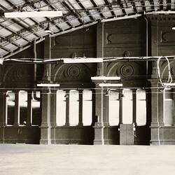 Photograph - Stadium Annexe, West Wall, Exhibition Building, Melbourne, 1971
