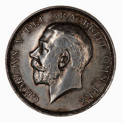 Coin - Halfcrown, George V, Great Britain, 1911 (Obverse)