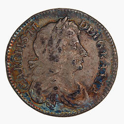 Coin - Groat, Charles II, Great Britain, 1673 (Obverse)